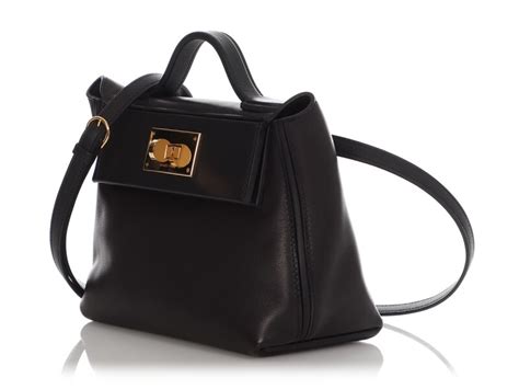 Hermès Black Swift And Volupto 24/24 Bag 21 Gold Hardware, 